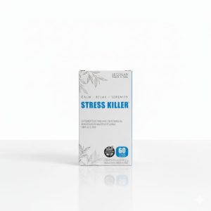 Stress Killer | 60 capsulas Magnesio Bisglicinato | L-teanina