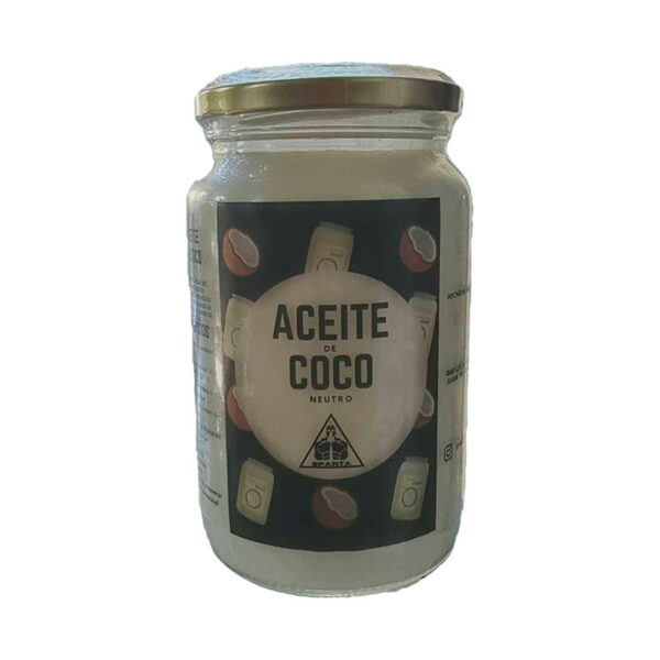 Aceite De Coco Neutro Orgánico-prensado En Frio 360cc