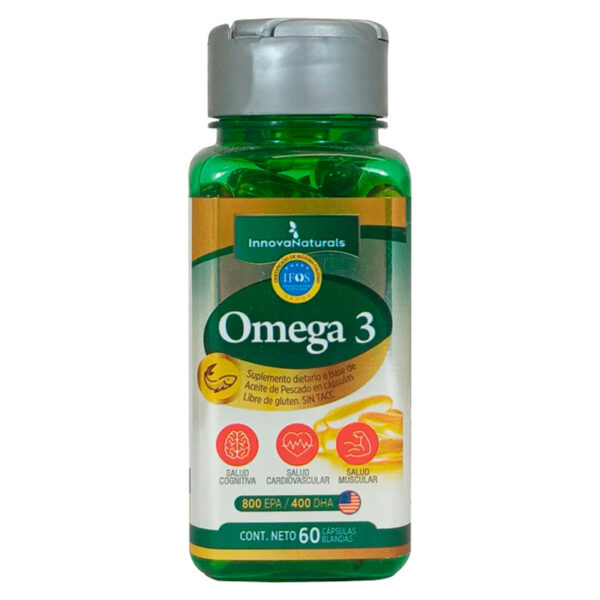 Omega 3 InnovaNaturals con Certificación IFOS x 60 caps