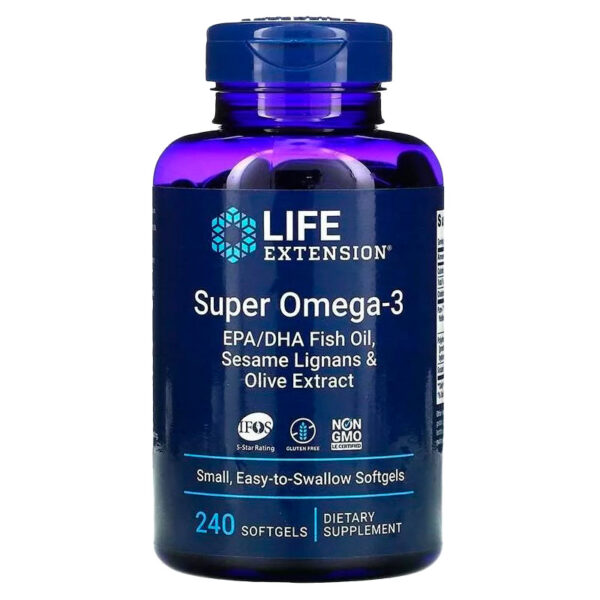 Life Extension Super Omega-3 Epa/dha 240 Cápsulas