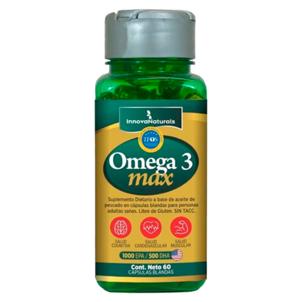 Omega 3 Max - Innovanaturals - Certificación IFOS x 60 caps