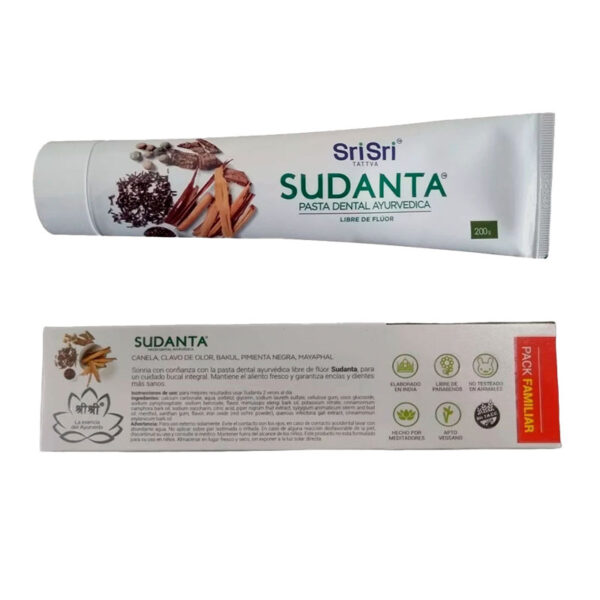 Pasta Sudanta Dental Vegano Sri Sri Ayurveda x200 gr