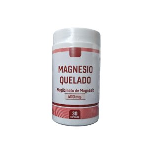 Magnesio quelado x 30 capsulas . 400mg