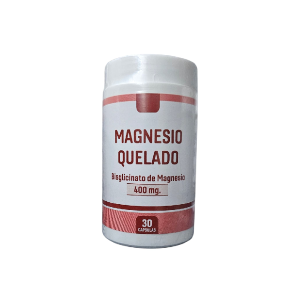 Magnesio quelado x 30 capsulas . 400mg
