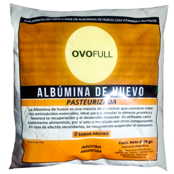 Albumina De Huevo Proteína Claras Huevo %80 1 Kg Ovofull