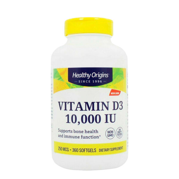 Healthy Origins Vitamina D3 10.000 Iu Importado De Usa