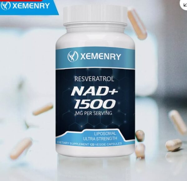 NAD+  1500 mg 120 capsulas - resveratrol. importado - Imagen 5