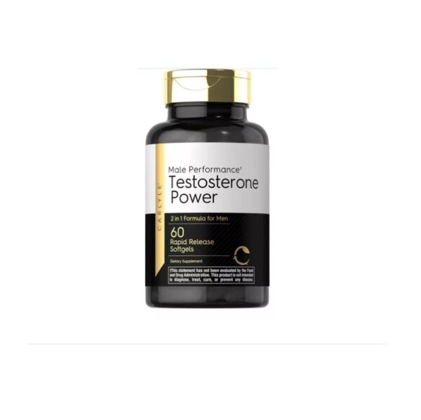 Testosterone Power Carlyle, Alta Performance Hombres, 60cap