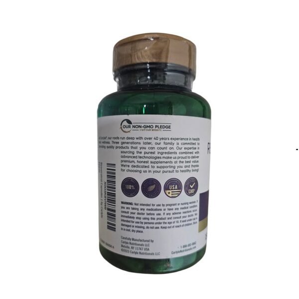 Resveratrol 1800mg 180 Capsulas - Carlyle - Imagen 2