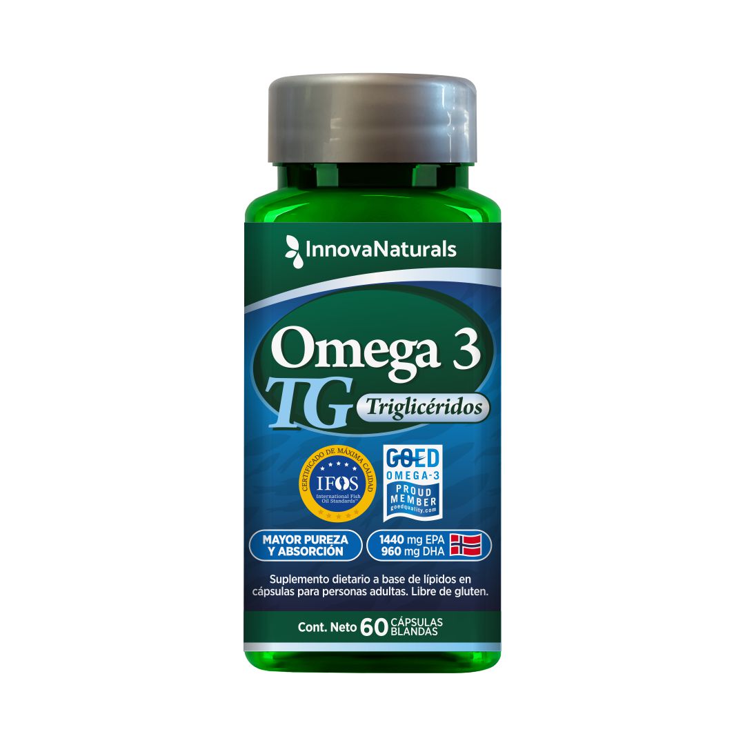 Omega 3 TG- trigliceridos x 60 capsulas Innovanaturals