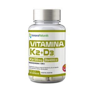 VITAMINA K2 + D3- 30 capsulas Innovanaturals
